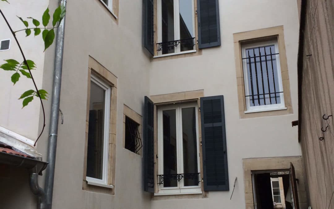 Ravalement façades immeuble – Nancy (54 – Meurthe-et-Moselle)