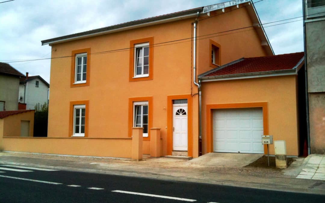 Rénovation façades maison à Bainville-sur-Madon (54 Meurthe-et-Moselle)