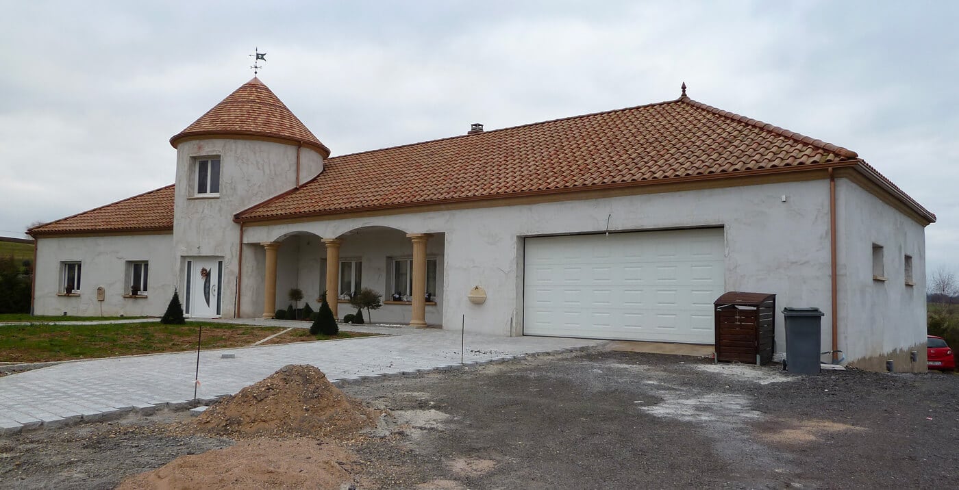 Ravalement façade pavillon neuf à Beyren-lès-Siercks (57 – Moselle)