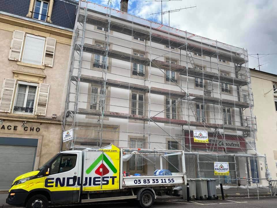 Rénovation d’un immeuble en centre-ville