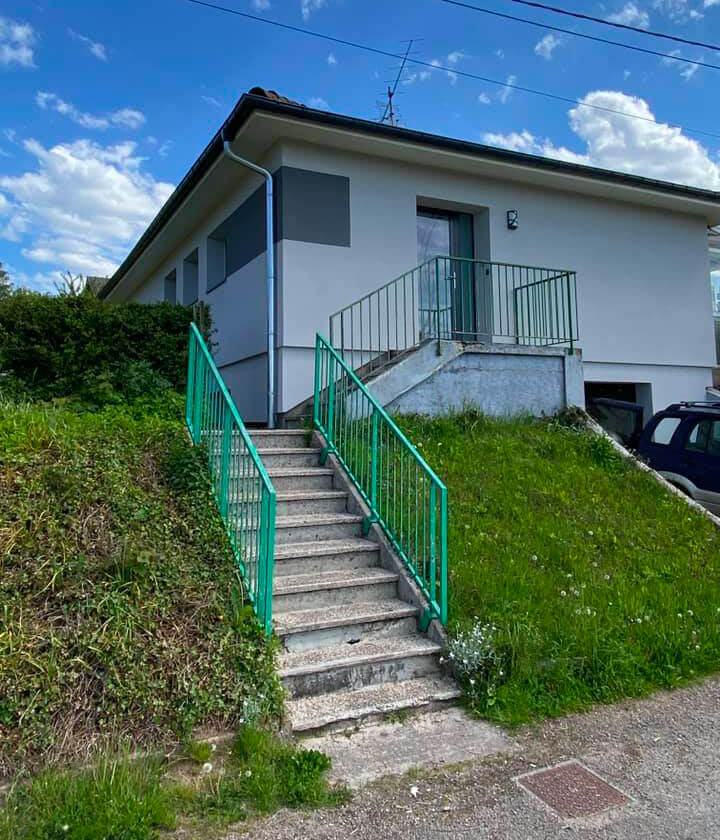 Isolation par l'extérieur d'une maison à Corcieux, Lorraine