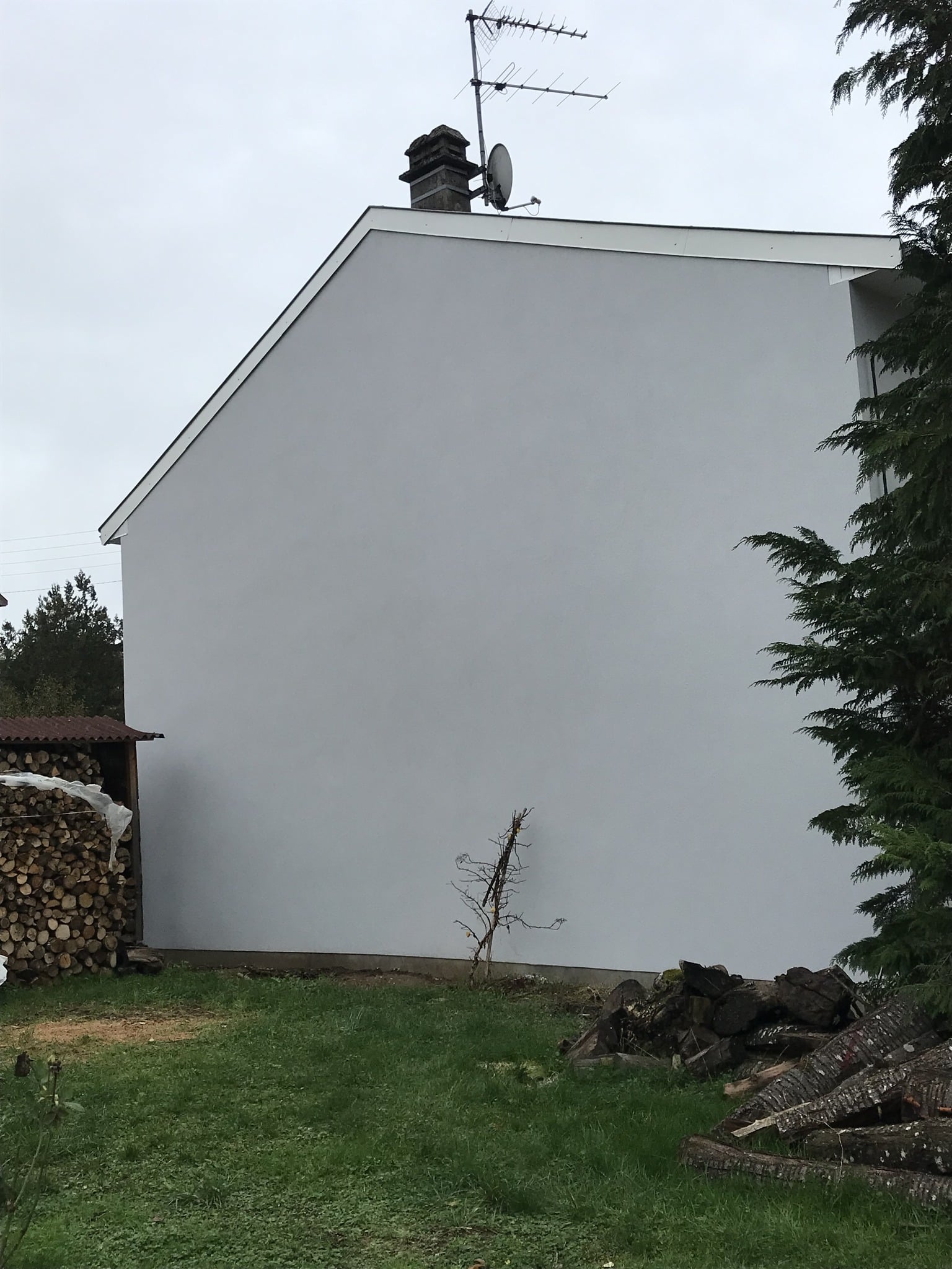 Ravalement des façades d'une maison en Lorraine