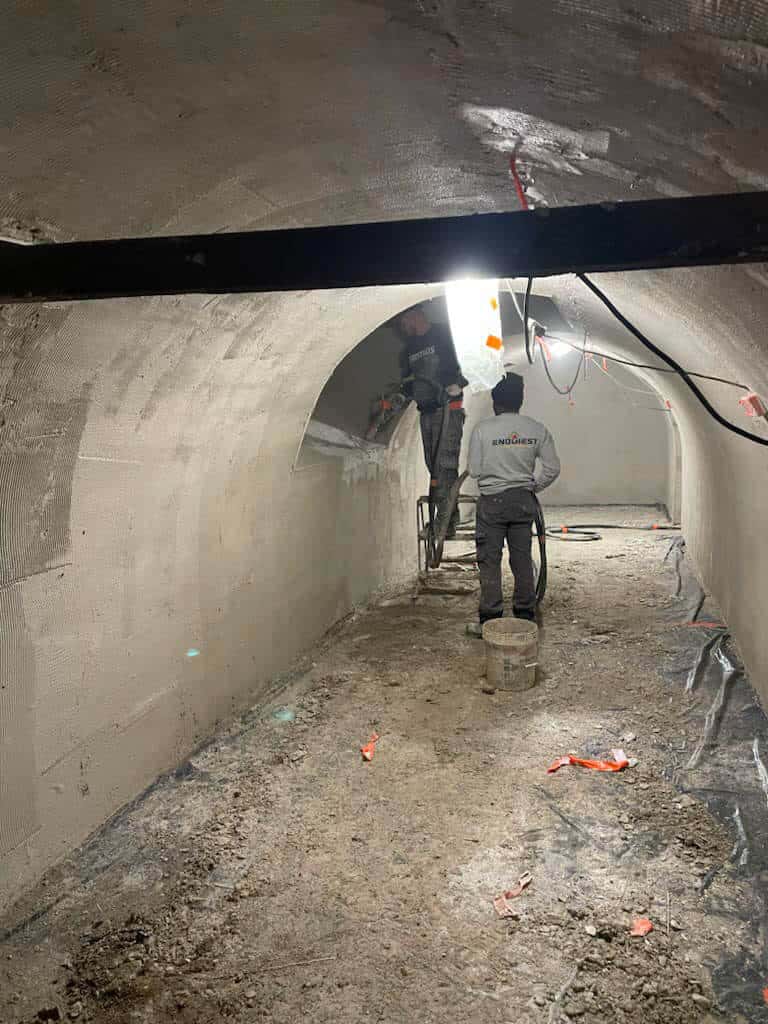 Ravalement total d'une cave à l'École de Condé Nancy