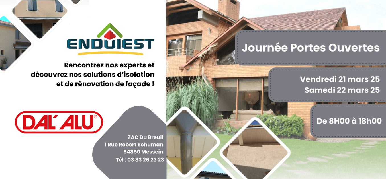 Enduiest Lorraine sera présent aux Portes ouvertes Dal'Alu les 21 et 22 mars 2025