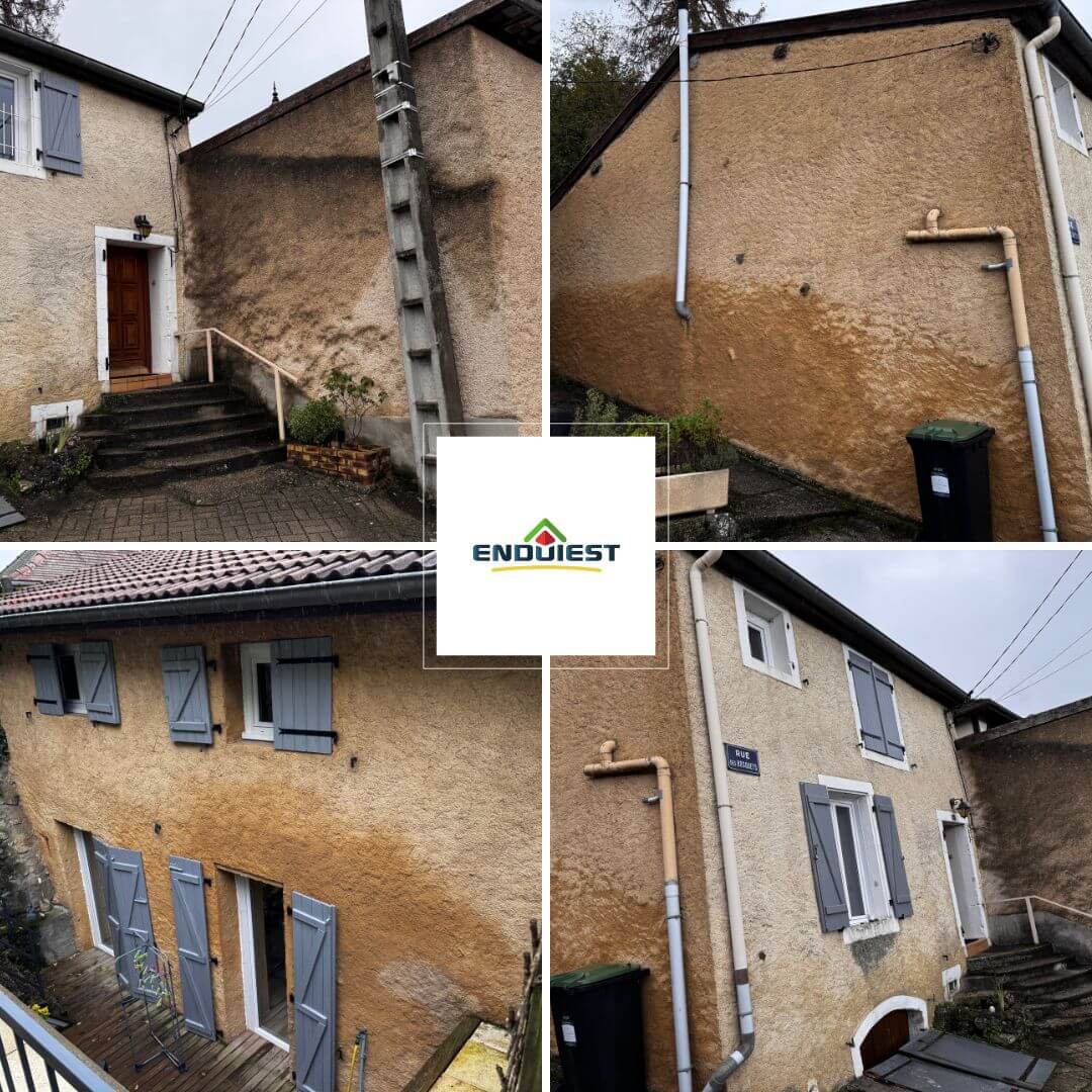 Enduiest Lorraine - Ravalement de façades complet avec application d'un enduit à la chaux