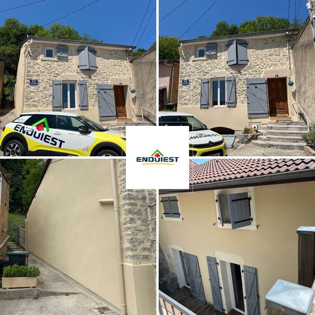 Ravalement de façades complet en pierres naturelles