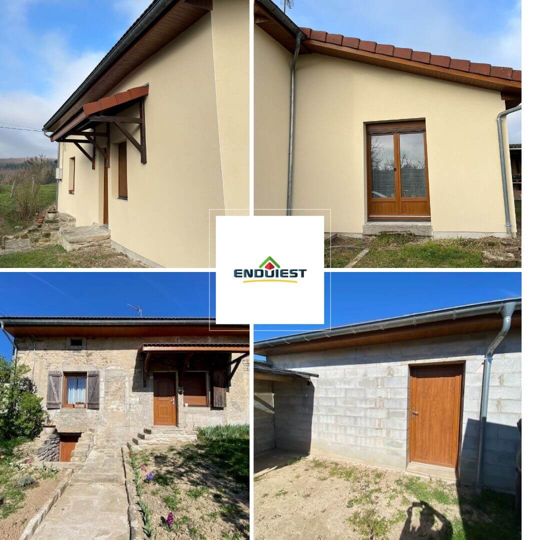 Enduiest Lorraine - Rénovation en profondeur d’une façade en Meurthe-et-Moselle
