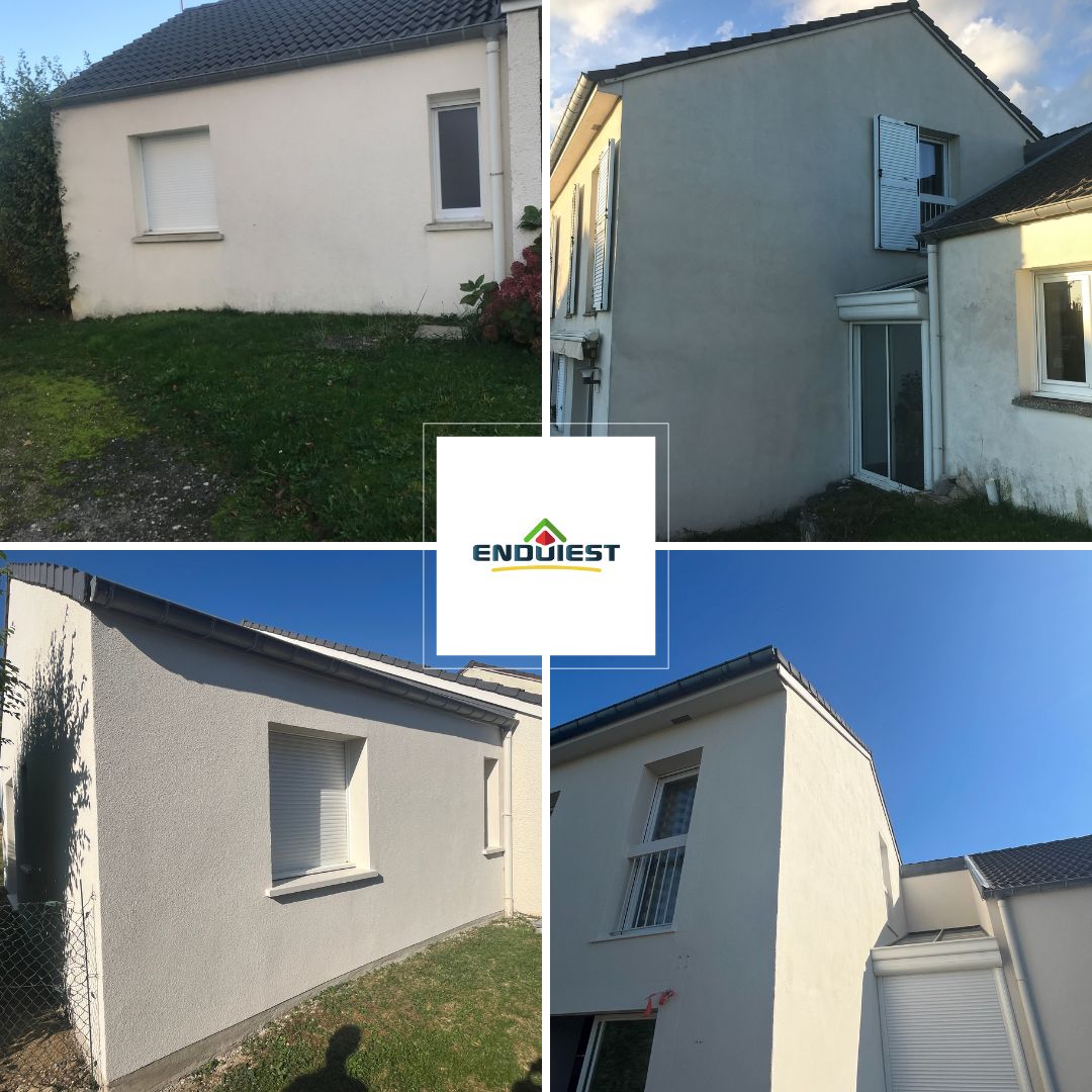 Avant/après d&rsquo;une rénovation de façade en Lorraine